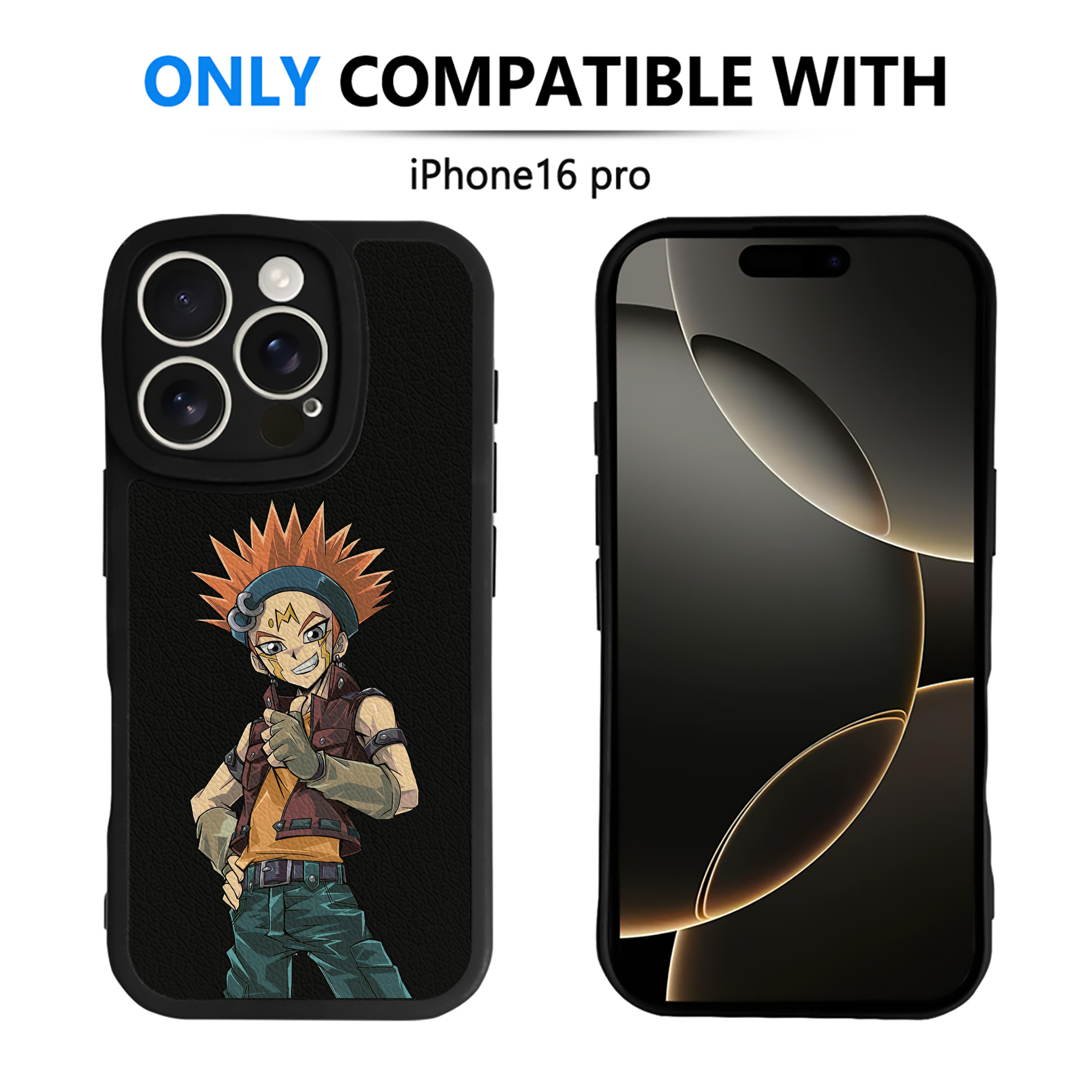 遊☆戯☆王 Yu-Gi-Oh! 【iPhone 16シリーズ対応】シリコンスマホケース（レザー調） 材質：シリコン